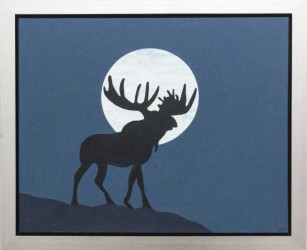 Charles Pachter has become famous for his paintings of the moose, a symbol of the Canadian wilderness.