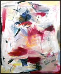 The poetry of Twombly meets the expression of Pollock in Scott Pattinson's flurry of tachiste gestures.