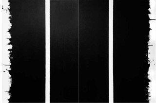 In his bold black and white paintings Canadian abstract artist Tim Forbes explores gesture, spatial tension and tonal contrast.